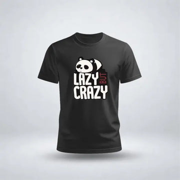 Lazy But Crazy Graphic Tee For Boys