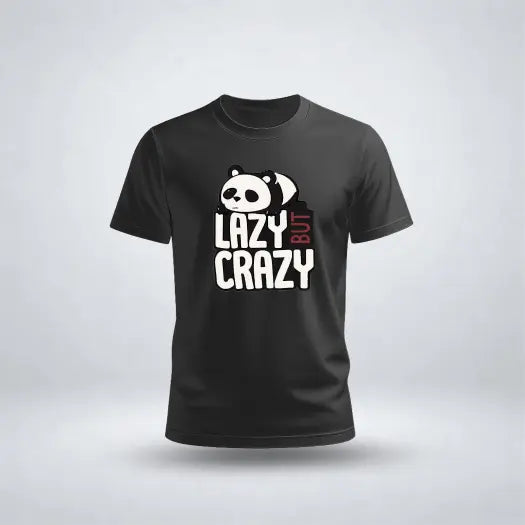 Lazy But Crazy Graphic Tee For Boys