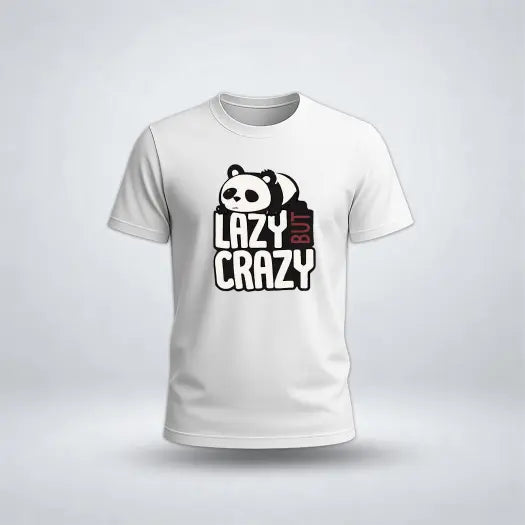 Lazy But Crazy Graphic Tee for Men's