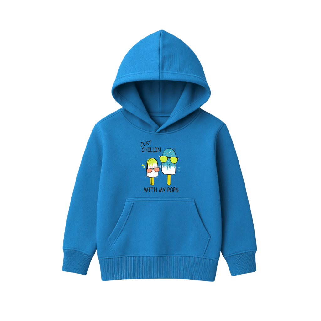 Just Chillin Printed Hooded for Kids