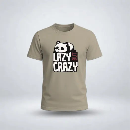 Lazy But Crazy Graphic Tee For Boys