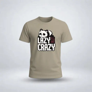 Lazy But Crazy Graphic Tee for Men's