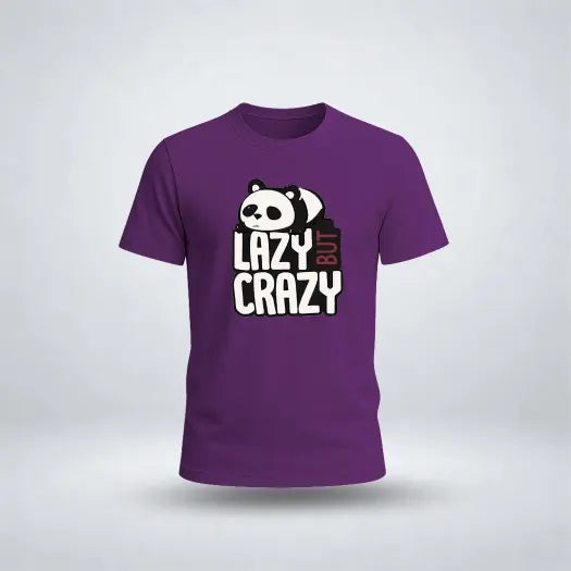 Lazy But Crazy Graphic Tee For Boys