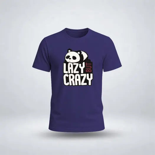 Lazy But Crazy Graphic Tee For Boys