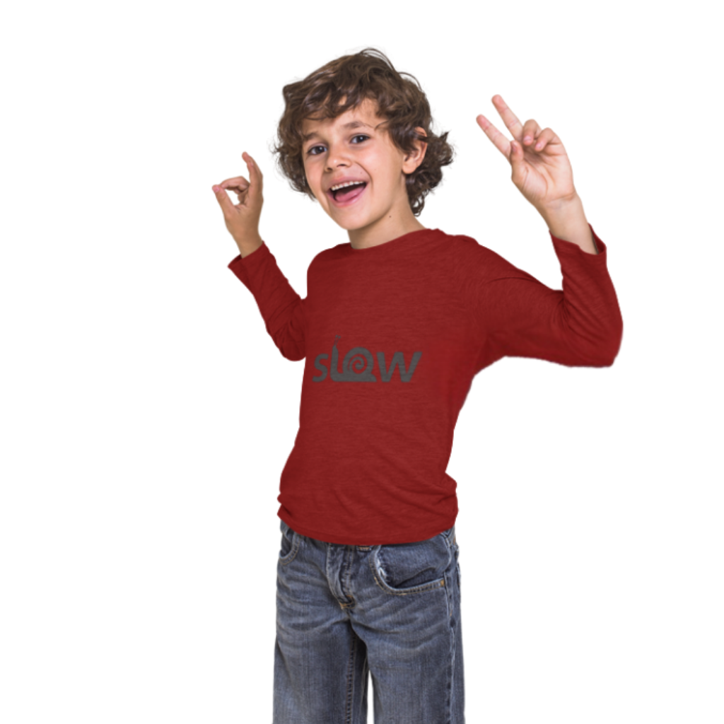 SLOW Full Sleeve Printed T-Shirt for Kids