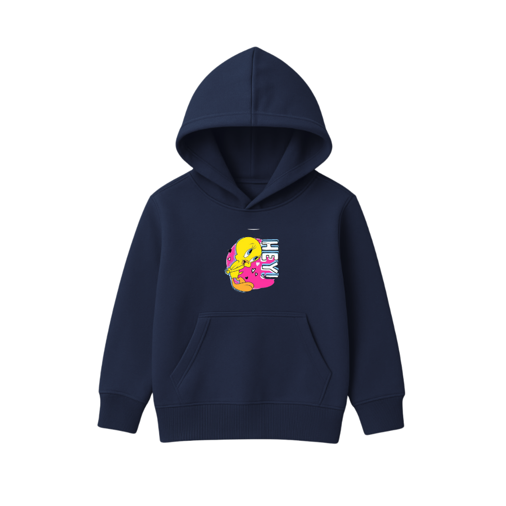 HEY TWEETY Printed Hooded for Kids