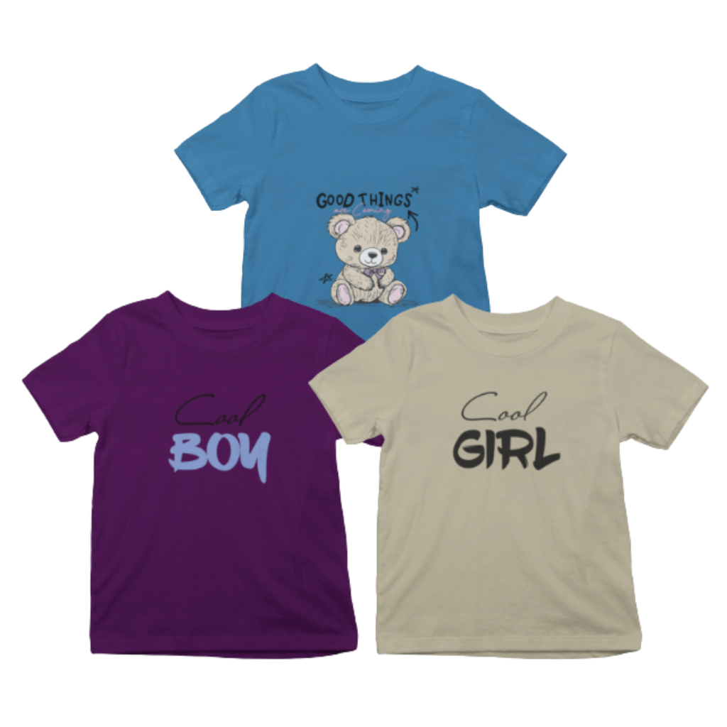 Kids T-Shirt Bundle Pack of 3