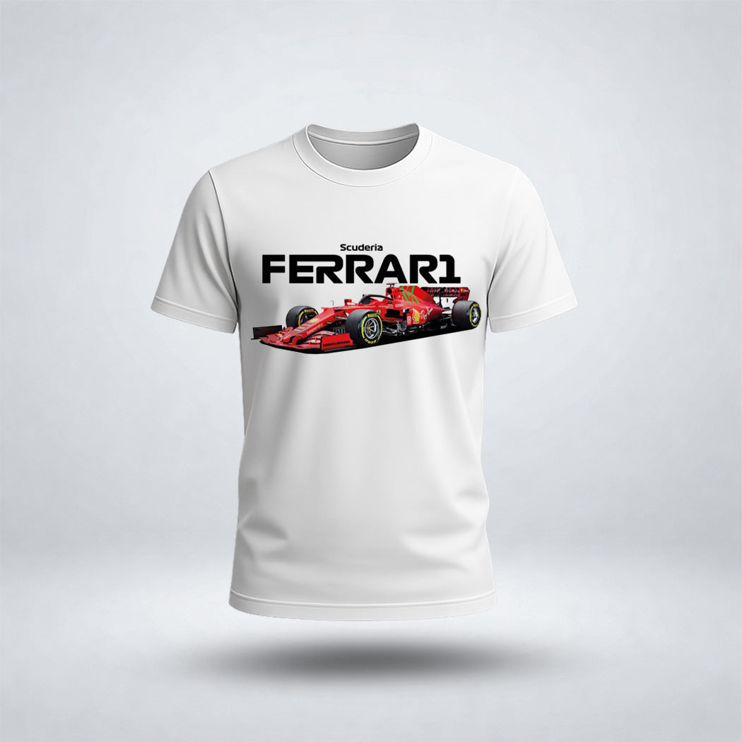 Boy's Drop Shoulder Ferr-ari Car Tee