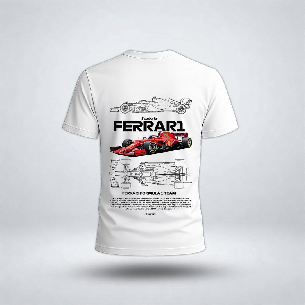 Men's Drop Shoulder Ferr-ari Car Tee