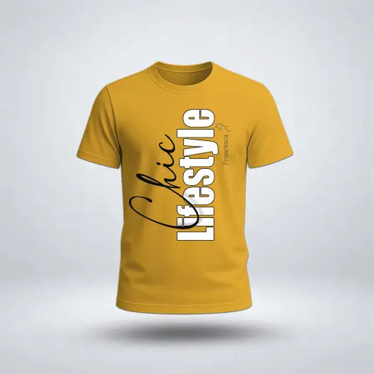 Chic Lifetime Graphic Tee for Men's