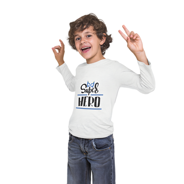 Super Hero Full Sleeve Printed T-Shirt for Kids