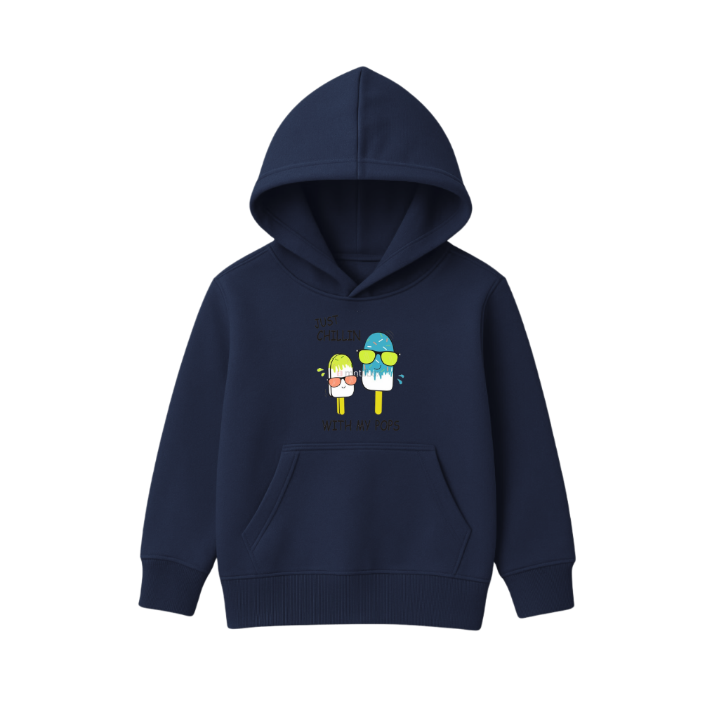 Just Chillin Printed Hooded for Kids