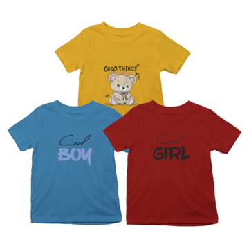 Kids T-Shirt Bundle Pack of 3
