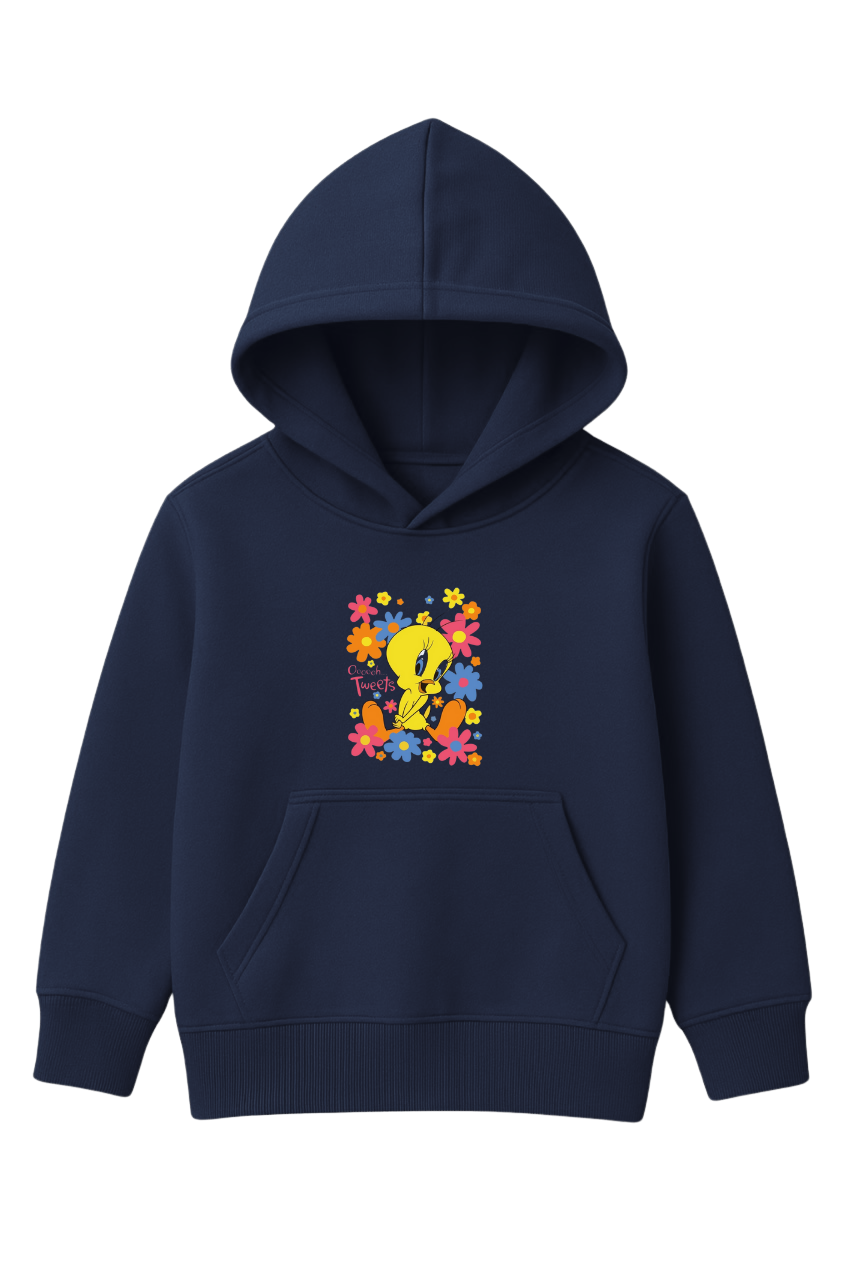 Ooooh Tweets Printed Hooded for Kids