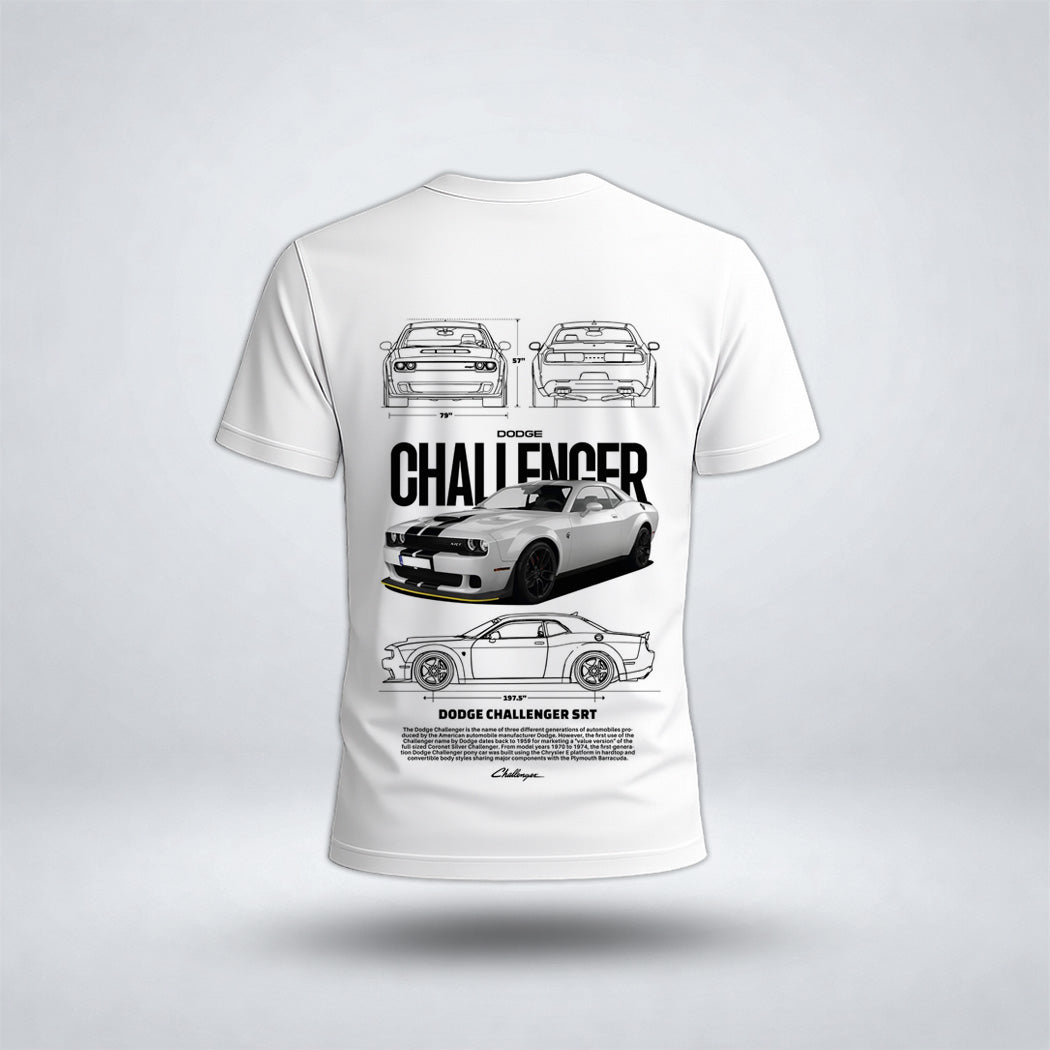 Boy's Drop Shoulder Chall-enger Car Tee