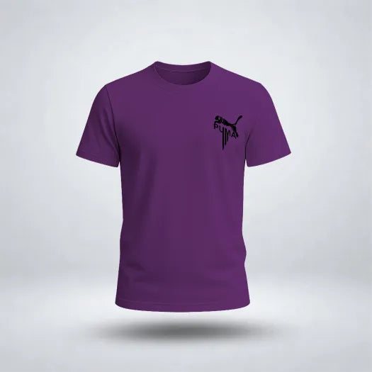 With The Leaping Cat Graphic Tee for Men's