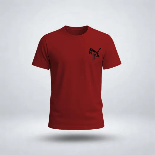 With The Leaping Cat Graphic Tee for Men's