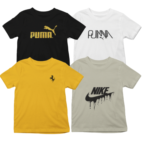 Boys T-Shirt Bundle Pack of 4