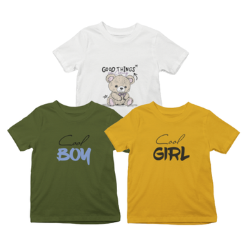 Kids T-Shirt Bundle Pack of 3