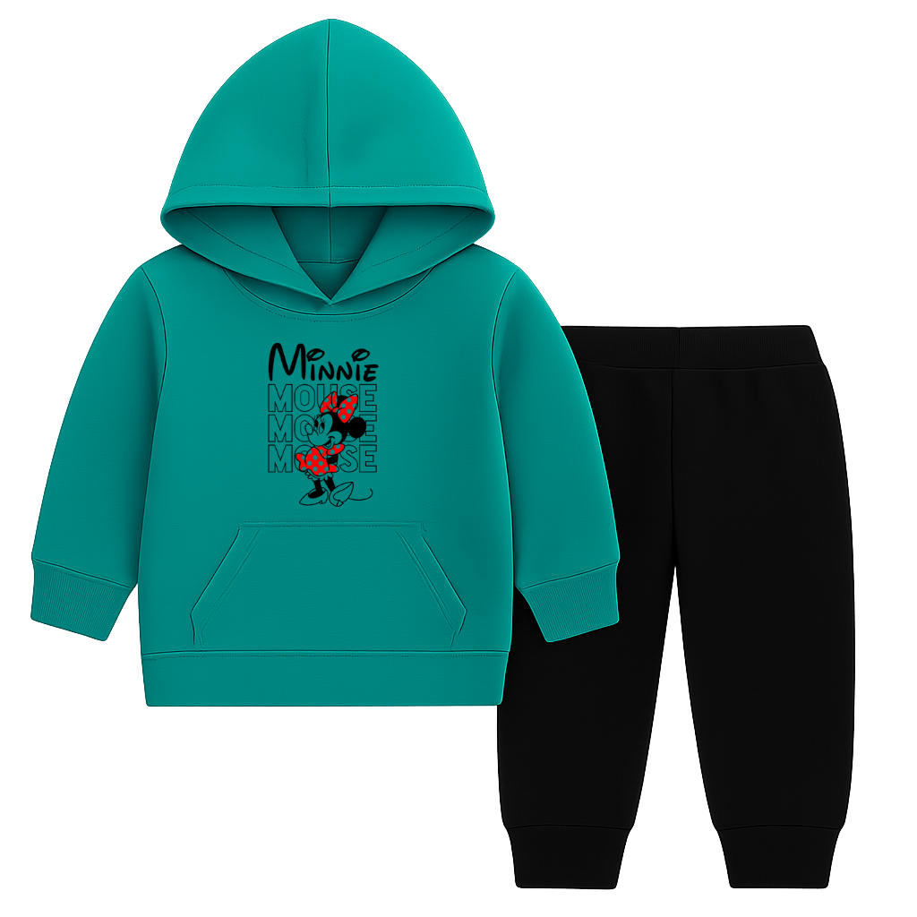 MINNIE Printed Hooded Tracksuit for Kids