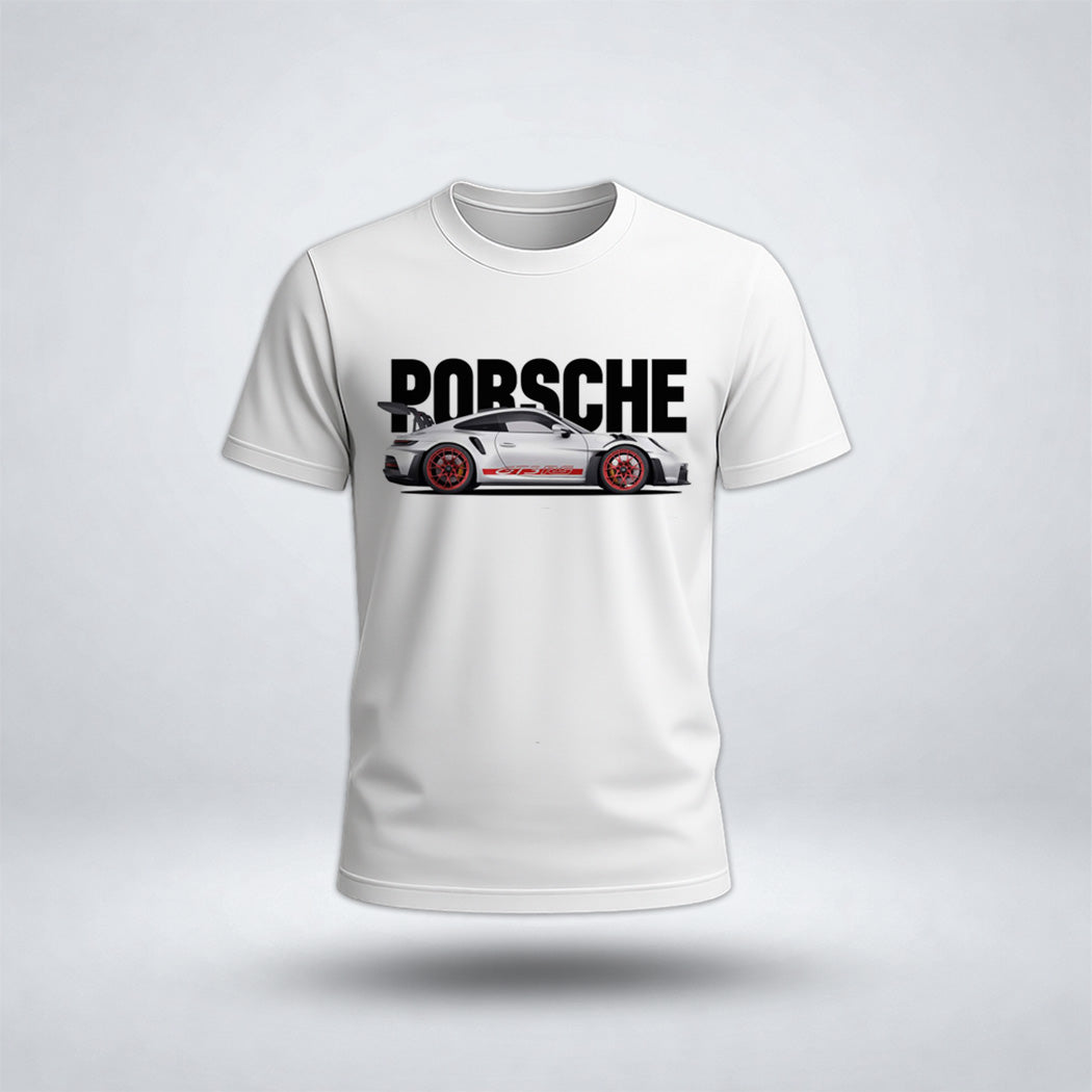Men's Drop Shoulder Pors-che Car Tee