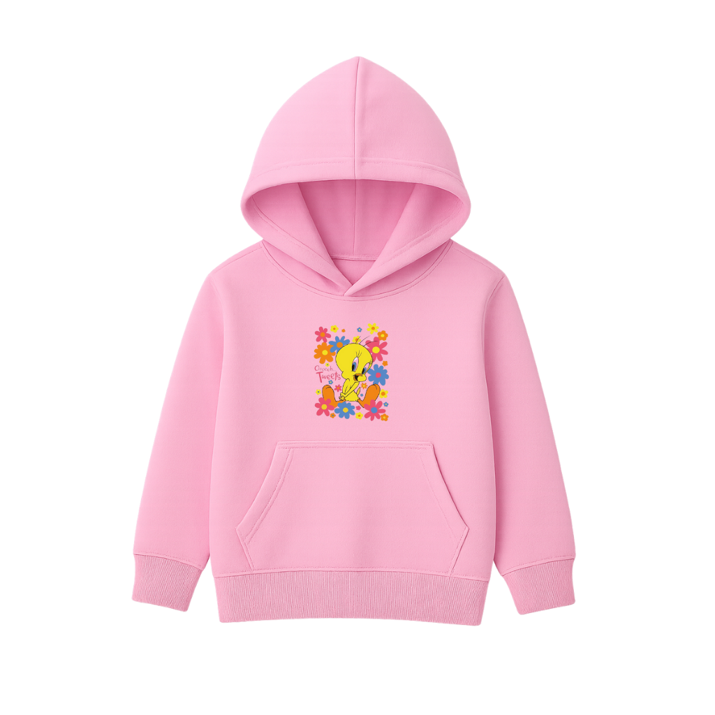Ooooh Tweets Printed Hooded for Kids
