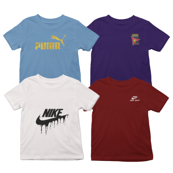 Boys T-Shirt Bundle Pack of 4