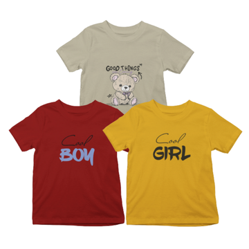 Kids T-Shirt Bundle Pack of 3