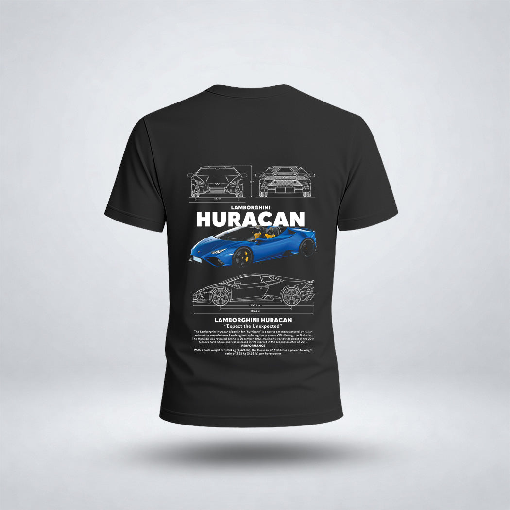 Men's Drop Shoulder Hura-can Car Tee