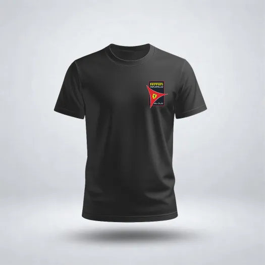 Car Logo World Graphic Tee for Men's