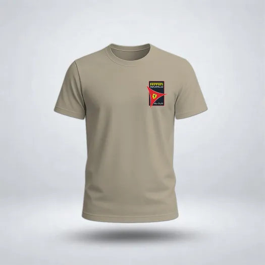 Car Logo World Graphic Tee for Men's