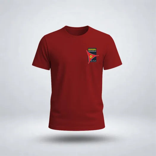 Car Logo World Graphic Tee for Men's