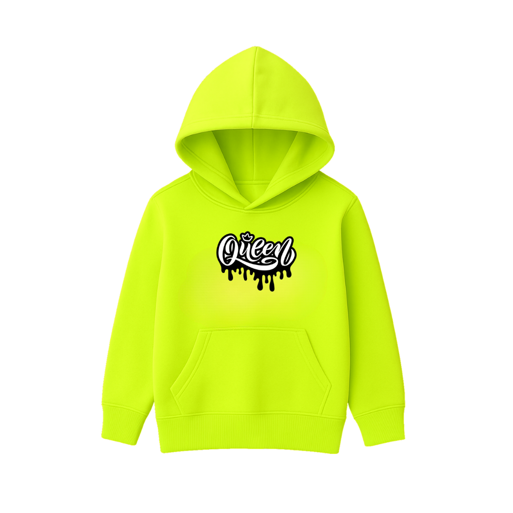 Queen Printed Hooded for Kids