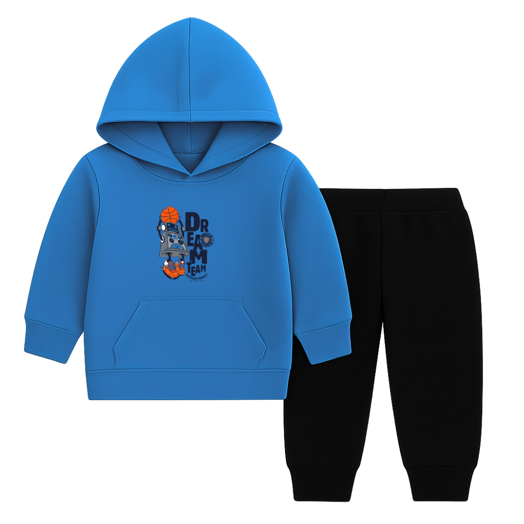 Dream Team Printed Hooded Tracksuit for Kids