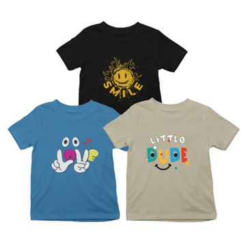 Kids T-Shirt Bundle Pack of 3