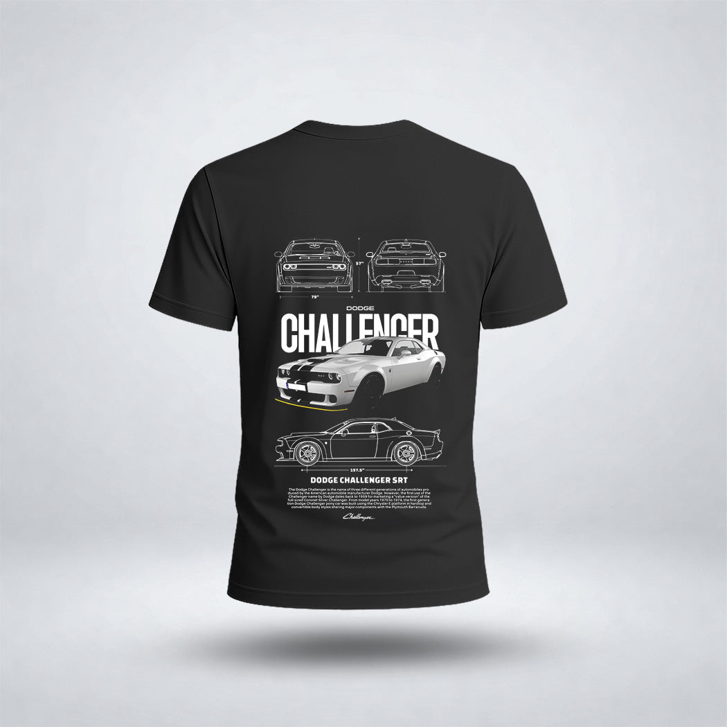 Men's Drop Shoulder Chall-enger Car Tee
