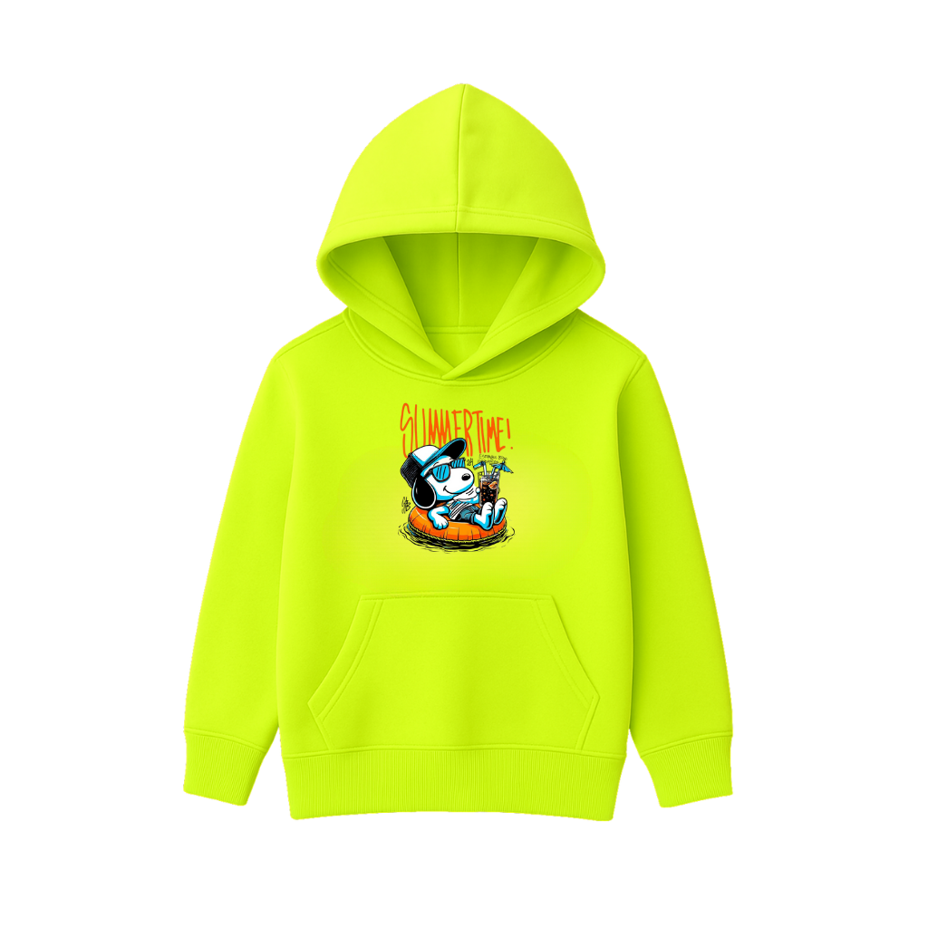 Summer Time Printed Hooded for Kids