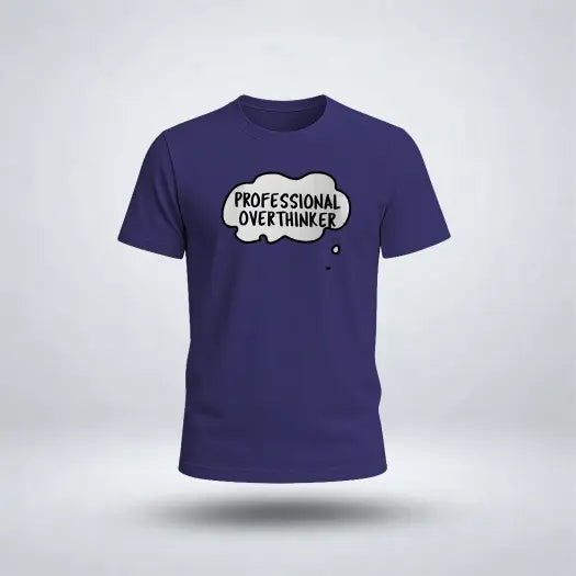PROFESSIONAL OVERTHINKER Graphic Tee for Men's