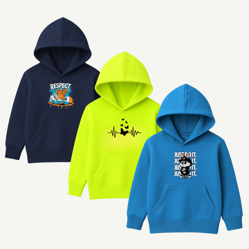Printed Hoodies Bundle for KIDS Pack of 3