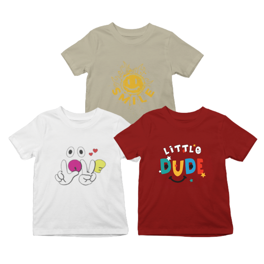 Kids T-Shirt Bundle Pack of 3