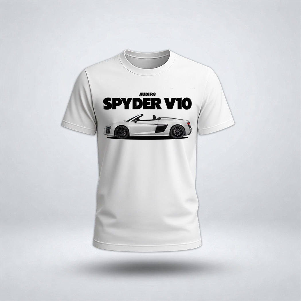Boy's Drop Shoulder Sypder-V10 Car Tee