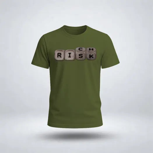 RICH, RISK Graphic Tee for Men's