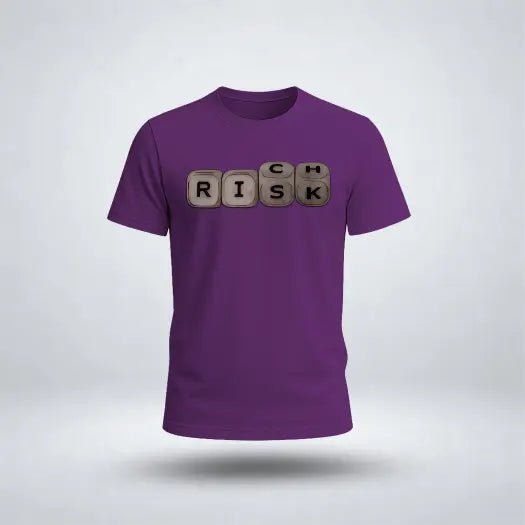 RICH, RISK Graphic Tee for Men's
