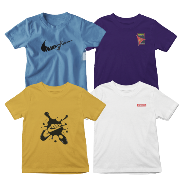 Boys T-Shirt Bundle Pack of 4