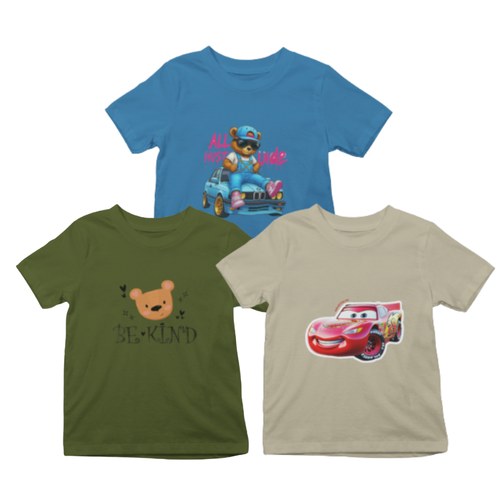 Kids T-Shirt Bundle Pack of 3