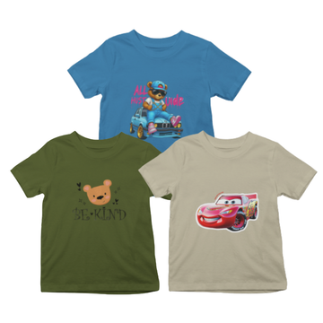 Kids T-Shirt Bundle Pack of 3