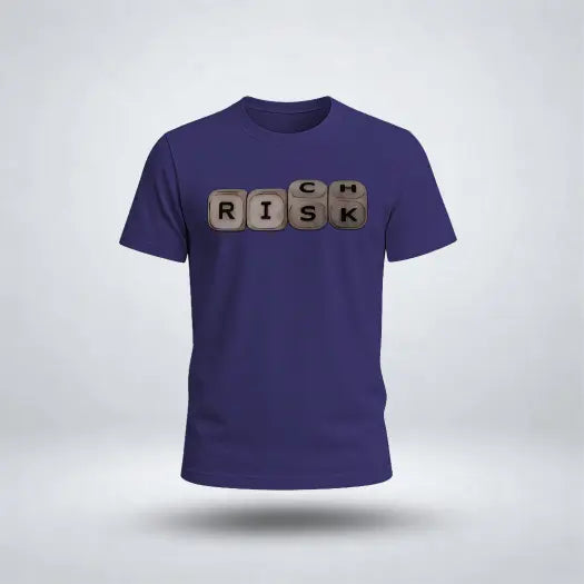 RICH, RISK Graphic Tee For Boys
