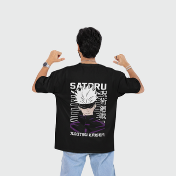 Men’s Gojo Satoru Anime Drop Shoulder Tee