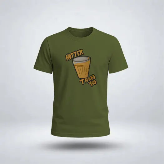 Hotter Then You Graphic Tee for Men's