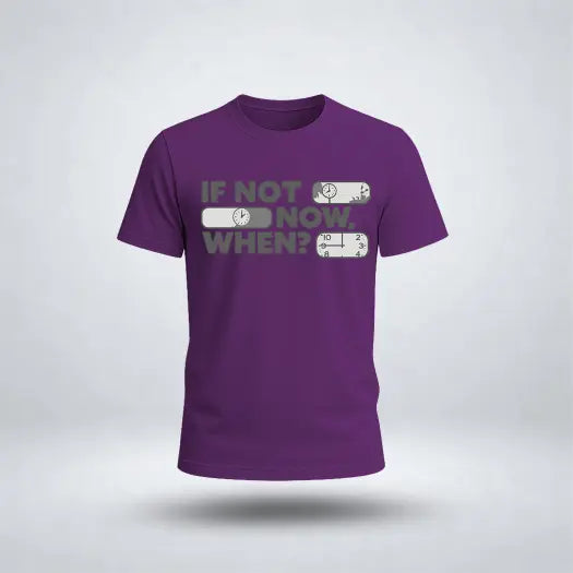 IF NOT, NOW, WHEN Graphic Tee For Boys